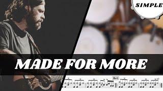 Simple Drums for Made for More by Josh Baldwin