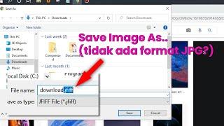 Mengatasi Kesalahan Menyimpan Gambar JFIFF ke JPG di Chrome