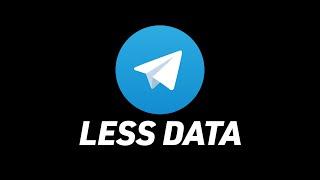 How To Use Less Data - Telegram 2024!