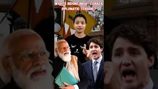 What's behind India-Canada Diplomatic Tension? #india #canada #issue #khalistan #shorts #relation