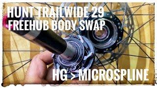 Hunt Trailwide 29 Freehub Body Swap - HG to Microspline