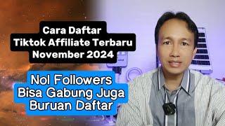 Cara daftar Tiktok Affiliate Terbaru November 2024