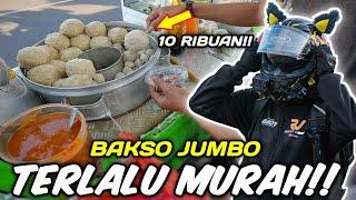 DAGANGNYA PASTI RUGI JUAL BAKSO JUMBO CUMA 10 RIBUAN