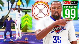 KEVIN DURANT BUILD + 99 MIDRANGE is UNGUARDABLE (NBA 2K25)