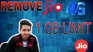 Proof How Remove Jio 1GB LImit & How increase Jio Speed 1Mbps