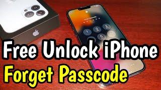 Free Unlock iPhone Forgot Passcode Without Data Loss | Reset iPhone Forgot Passcode