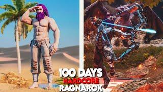 I Survived 100 Days of Hardcore Ark on Ragnarok... Here's What Happened