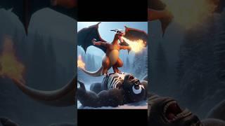 Charizard Vs venom animals Vs ( Gorilla, lion, panda)#charizard #venom #animals