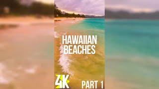 Peaceful Ambience of Hawaiian Beaches - 4K Turquoise Waves for Vertical Screens - Episode 1