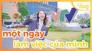 Một ngày đi làm tại VTV | Sau tốt nghiệp, mình làm gì? | VyLog Ep.9 Khánh Vy