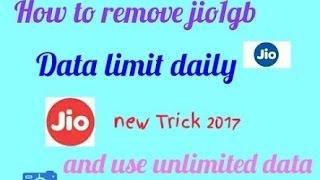 [REMOVE] 1GB Data Limit Of Jio 4G | Happy New Year Welcome Offer | Solution Leaked |||