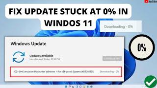 How to Fix Windows Update Stuck at 0% in Windows 11 [Tutorial]