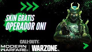 ¡¡ SKIN GRATIS !!de OPERADOR ONI para WARZONE y MODERN WARFARE II #warzone2