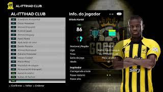 PES 2021 - COMO ESTA O AL ITTIHAD FC NO PATCH GOGOSZ 7.1 FACES E UNIFORMES