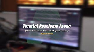 Tutorial Dasar Resolume Arena