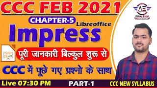 Class 1-Libreoffice Impress Basic Tutorial | CCC Exam Preparation | CCC Complete Course in hindi