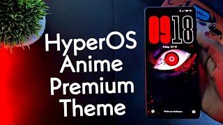 HyperOS Anime Premium Theme For Any Xiaomi Devices | Anime Theme | #hyperos