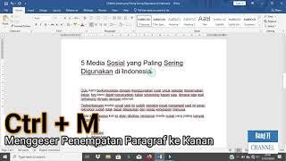 WAJIB TONTON!! FUNGSI-FUNGSI TOMBOL CTRL PADA MICROSOFT WORD