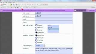 Adobe Acrobat X Tutorial: Creating Forms with Acrobat | K Alliance