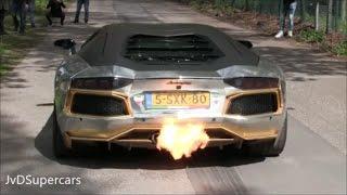 Loud Supercars Leaving Event! LAUNCH CONTROLS & ACCELERATIONS!