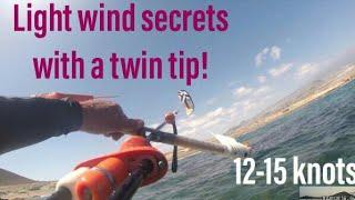 light wind kiting. secrets, how to light wind kite. kite shoreline. onshore light wind session.