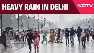 Delhi Rains | Heavy Rain In Delhi Brings Some Relief From Intense Heat