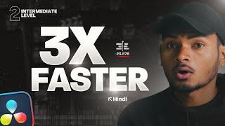 Faster Playback with PROXY WORKFLOW in DaVinci Resolve 19 | Intermediate Level Ep02 - Hindi