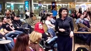 Disney's Frozen (Let it Go) flash mob at Paris CDG airport