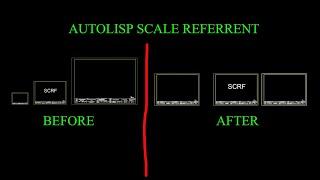 Scaling in Autocad with reference by Autolisp
