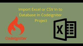 Learn How to Import Excel file into database using ajax in codeigniter (PHP)  in one video