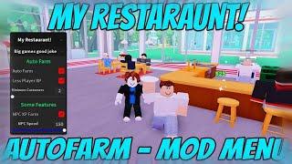 [FREE HUGE] My Restaurant Script Hack NEW OP CUSTOMER AUTOFARM  INF MONEY HACK