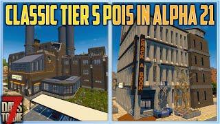 Alpha 21 - How I Cleared 2 CLASSIC Tier 5 Pois -  7 Days To Die Survival Guide #16