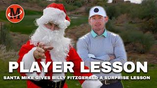 Player Lesson: Santa Mike and Billy Fitzgerald - Solid Golf Swings and Short Game Plus Putting Tips