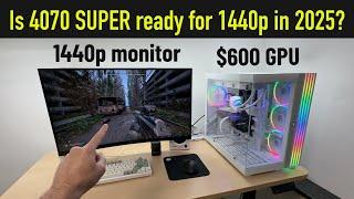 Can the RTX 4070 SUPER handle 1440p in the latest games?