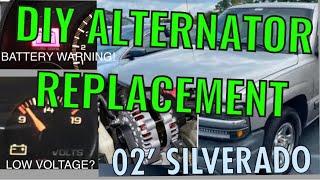 HOW TO REPLACE ALTERNATOR | DIY ALTERNATOR REPLACEMENT | SILVERADO ALTERNATOR REPLACEMENT