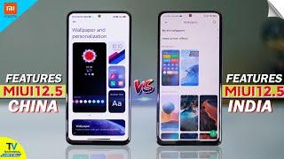 MIUI 12.5 India vs MIUI 12.5 China Update Features Comparison | Which is Best? | MIUI 12.5 Features