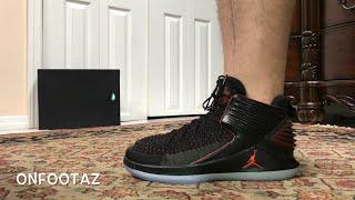 Air Jordan 32 XXXII Bred On Foot