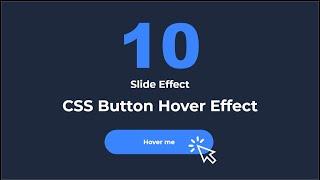 10 CSS Button Hover Effect | Buttons Animation & Hover Effects | Coding With Nick