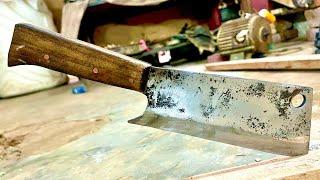 How to Make a Knife  from an Old Blade | DIY Blacksmithing Project