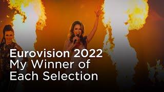 Eurovision Contest 2022: My Winner of Each National Selection