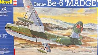 Revell Beriev Be-6 “Madge”, kit no. 4322, 1991, scale 1/72 - unboxing and initial review. (⭐️ of 5).