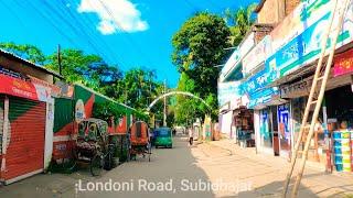 Sylhet 4K | Driving Around Subidbajar Area [ Labli Road - Londoni Road - Bonkolapara ] Sylhet