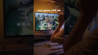 cozy gaming playing tiny glade 🪺 #shorts