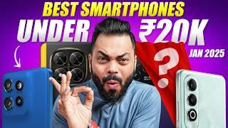 Top 5 Best Smartphones Under ₹20000 Budget  January 2025