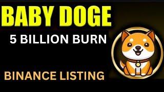 Baby Dogecoin News Today |BabyDoge Coin Price Pump | Listing | Burning