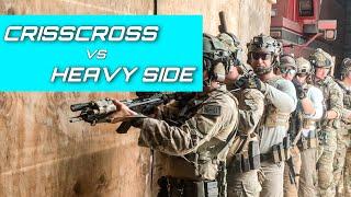 CRISSCROSS VS HEAVY SIDE - A COMPARISON OF TWO CQB ENTRY TACTICS