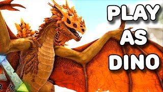 CRYSTAL WYVERNS ARE PLAYABLE !! | PLAY AS DINO | ARK SURVIVAL EVOLVED