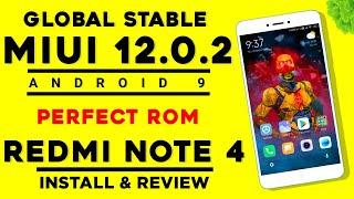 MIUI Global 12.0.2 Stable For Redmi Note 4 | B'Day Special Edition | Android 9 | Install And Review