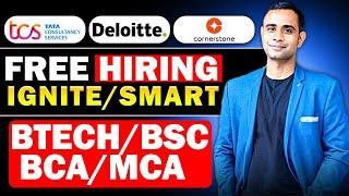 TCS 2025 Biggest Free Hiring | Deloitte Hiring | Cornerstone hiring | 2022/23/24/25