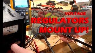 Bench testing a voltage regulator